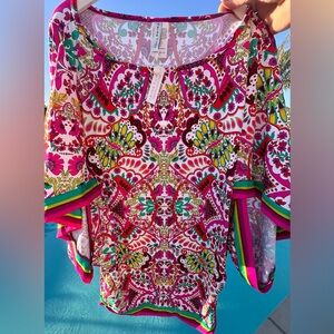 🌴Trina Turk Floral Multicolor. Swim & Sps Dress